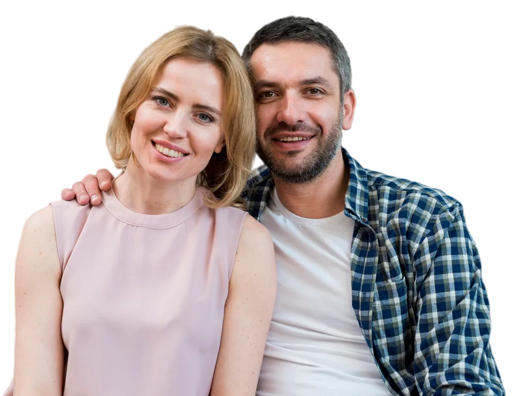 Couple smiling, representing common-law partner sponsorship in Canada