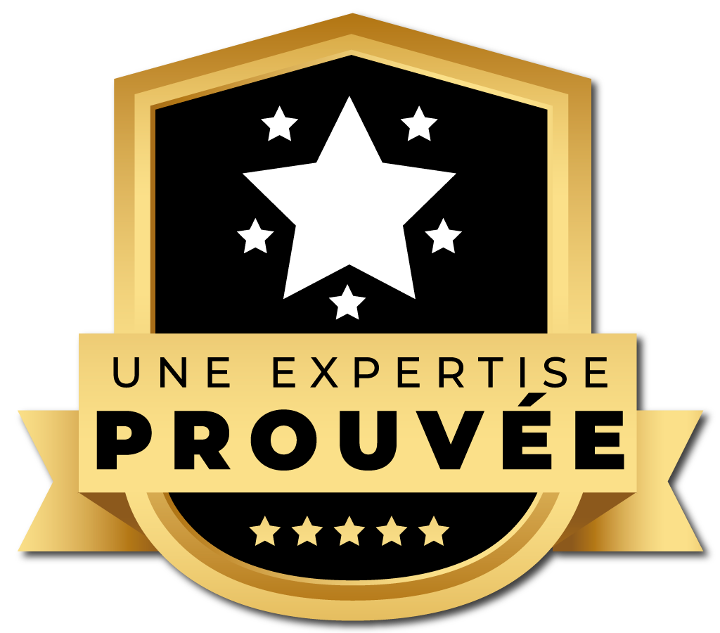 Experts en immigration avec expérience éprouvée Sceau mettant en valeur une expertise éprouvée en services d'immigration au Canada
